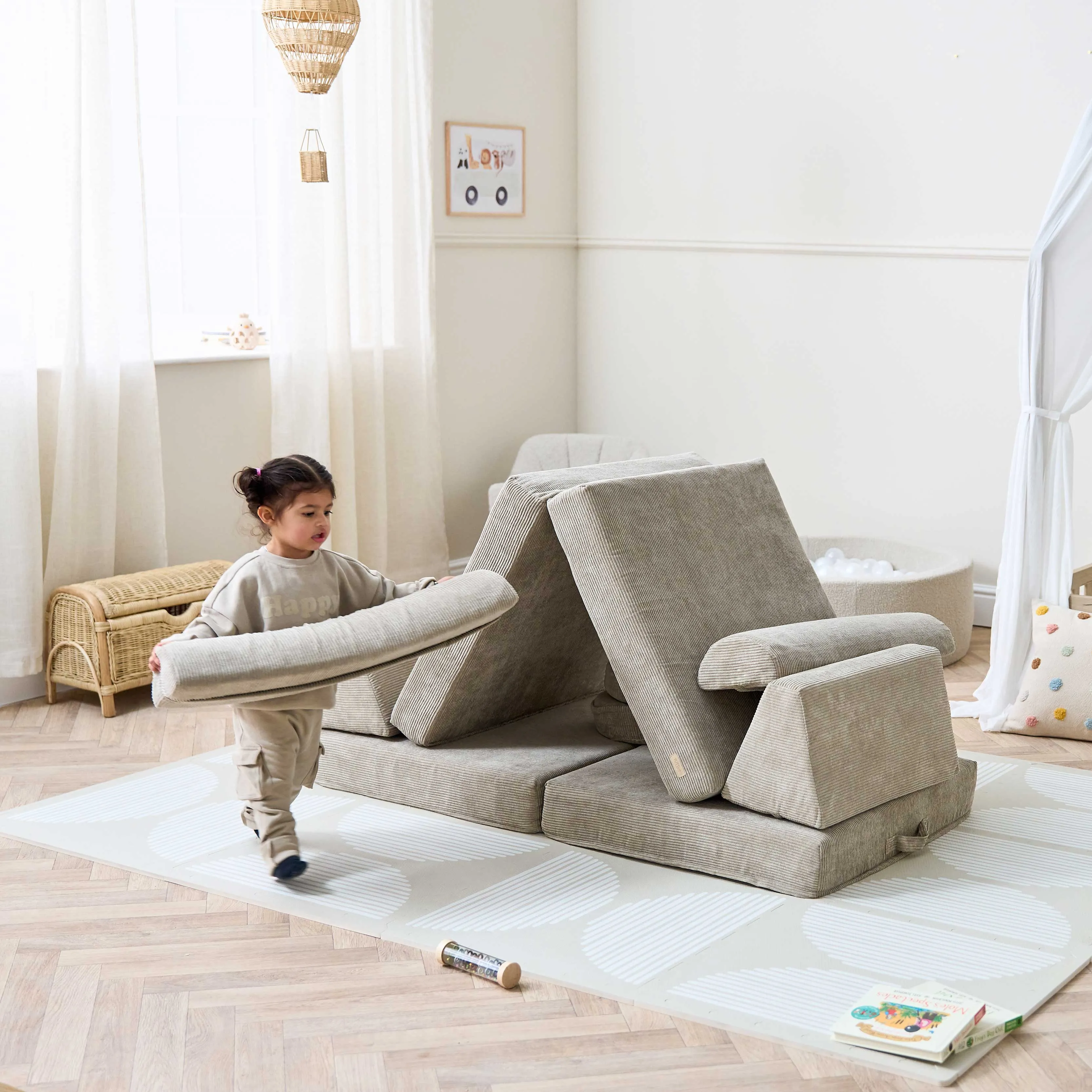 Tutti Bambini Playrama Montessori Kids Play  Sofa - Mushroom