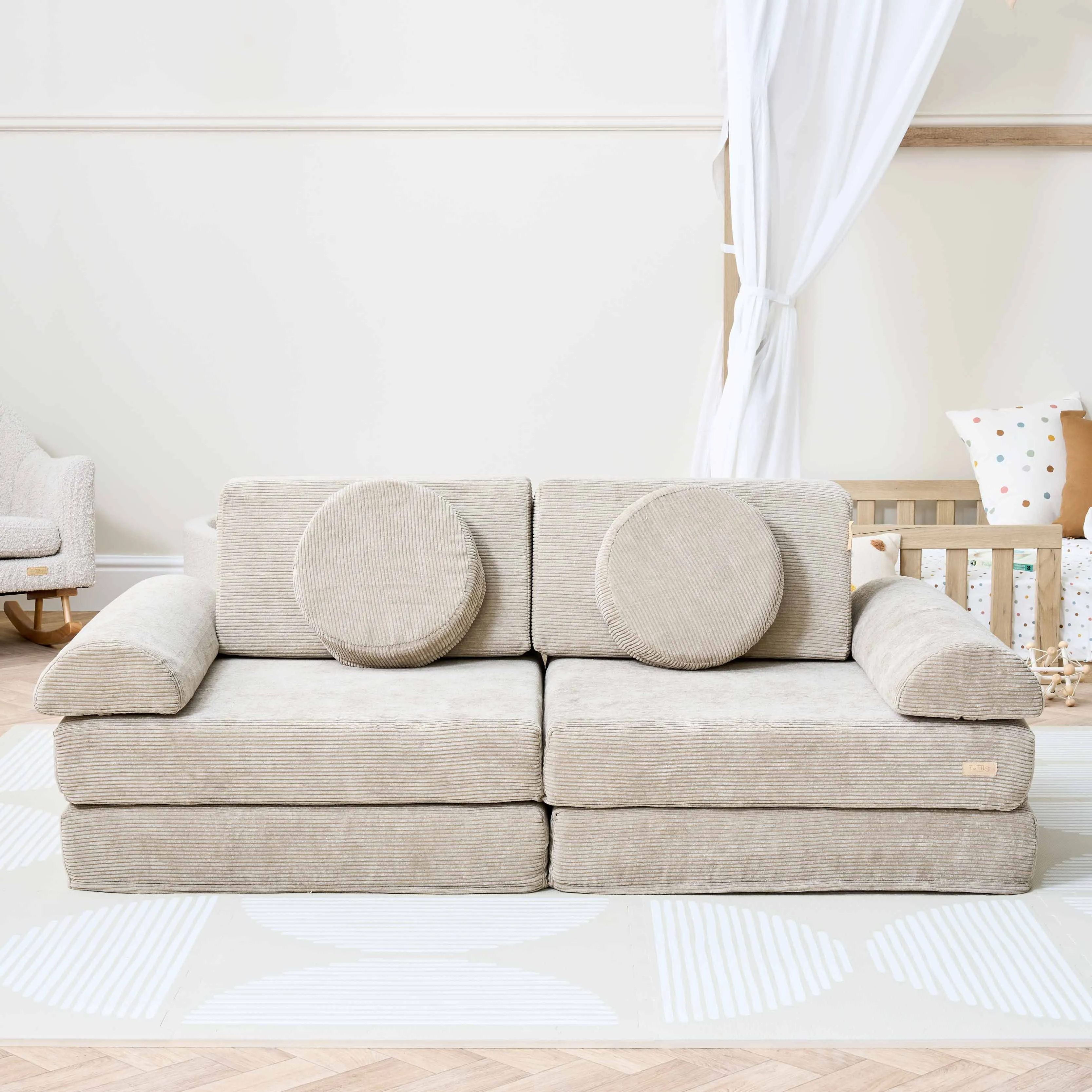 Tutti Bambini Playrama Montessori Kids Play  Sofa - Mushroom
