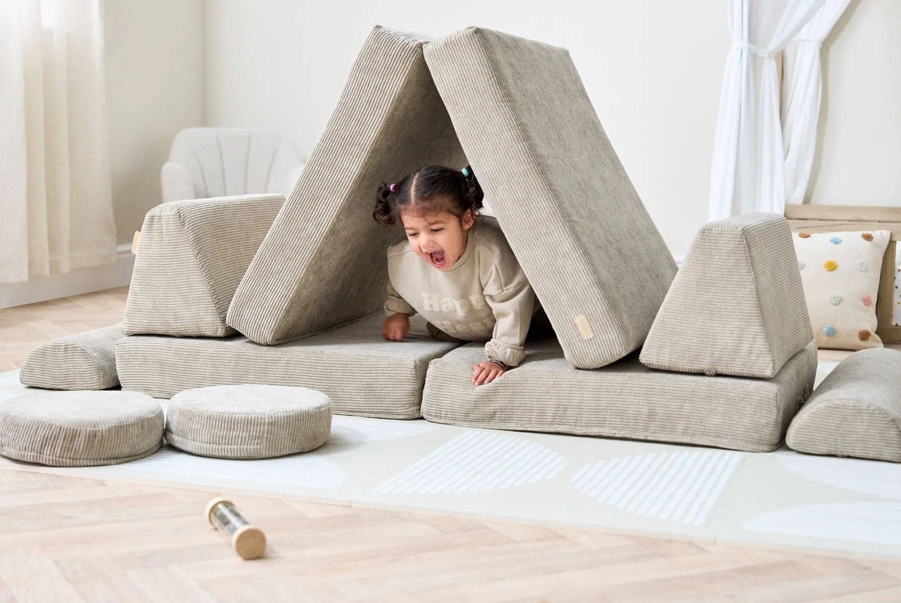 Tutti Bambini Playrama Montessori Kids Play  Sofa - Mushroom