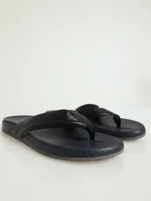Ultra Soft Comfort Wide Vamp Sandal - Navy