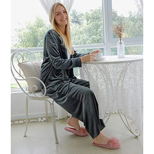 Velvet Memory Foam Slippers