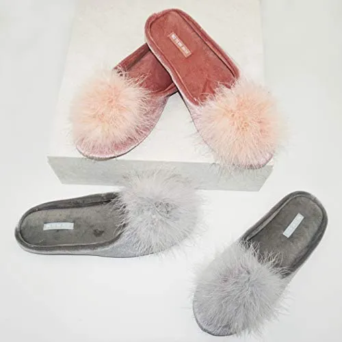 Velvet Memory Foam Slippers
