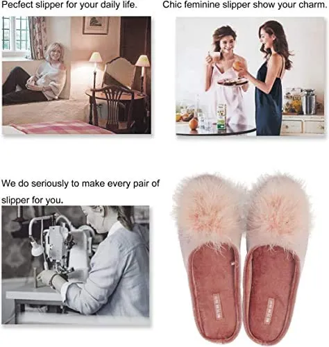 Velvet Memory Foam Slippers