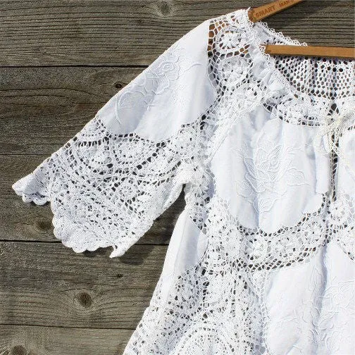 Vintage 70's Lace Embroidered Tunic