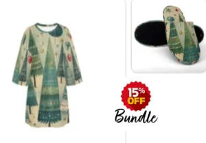 Vintage Christmas Sleep Wear Bundle