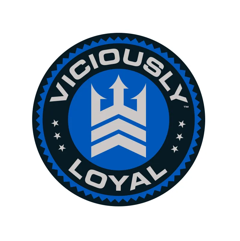 VL 4” Black & Blue Sticker