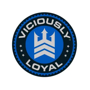 VL 4” Black & Blue Sticker