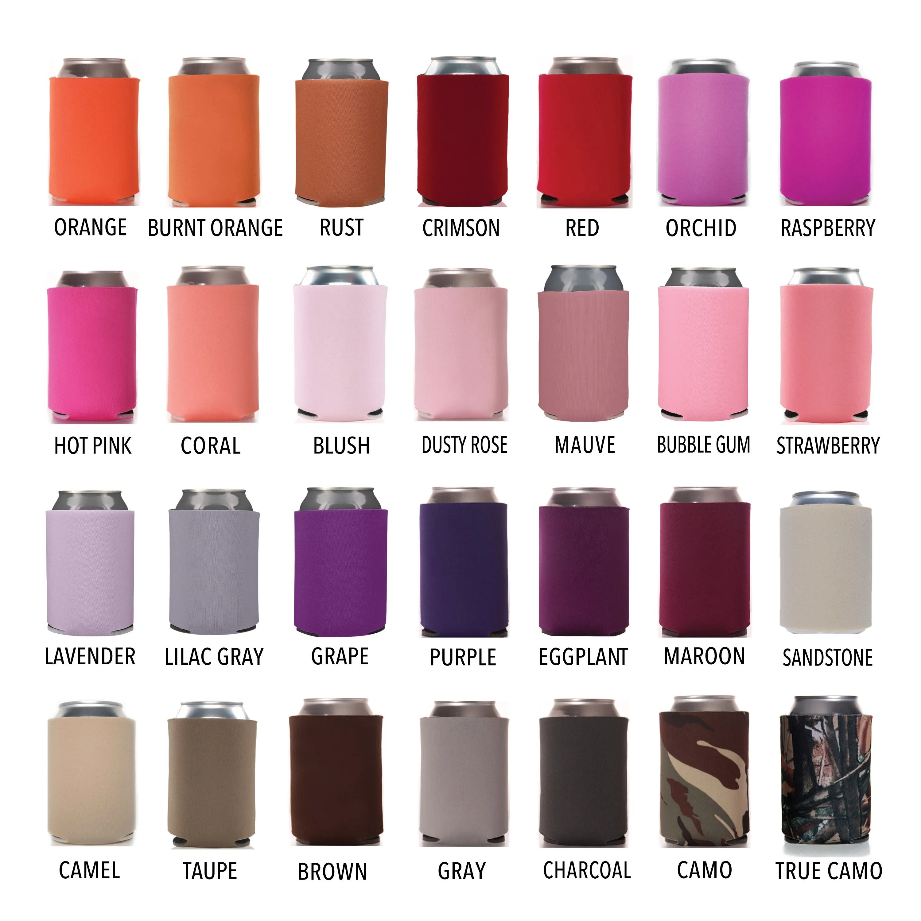 Wedding Can Cooler #190R - Custom Pet Illustration