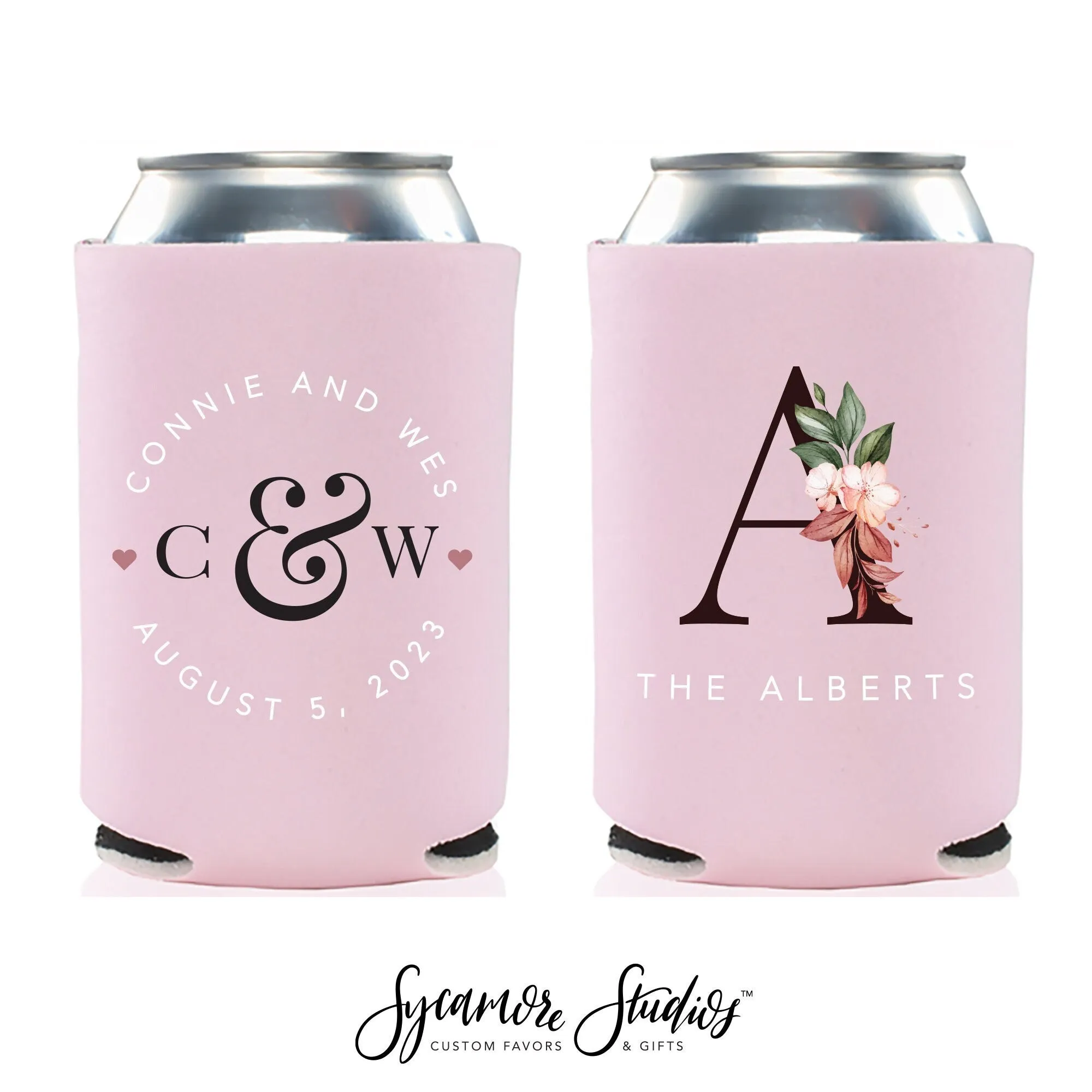 Wedding Can Cooler #20FR - Full Color