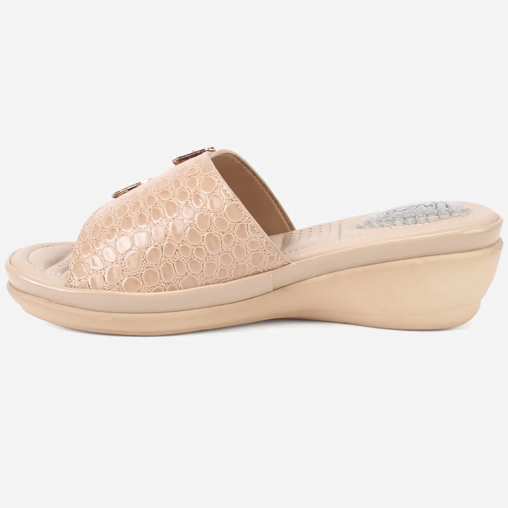 Women "HAZEL" Comfort Open Toe Slippers