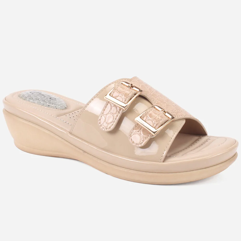 Women "HAZEL" Comfort Open Toe Slippers