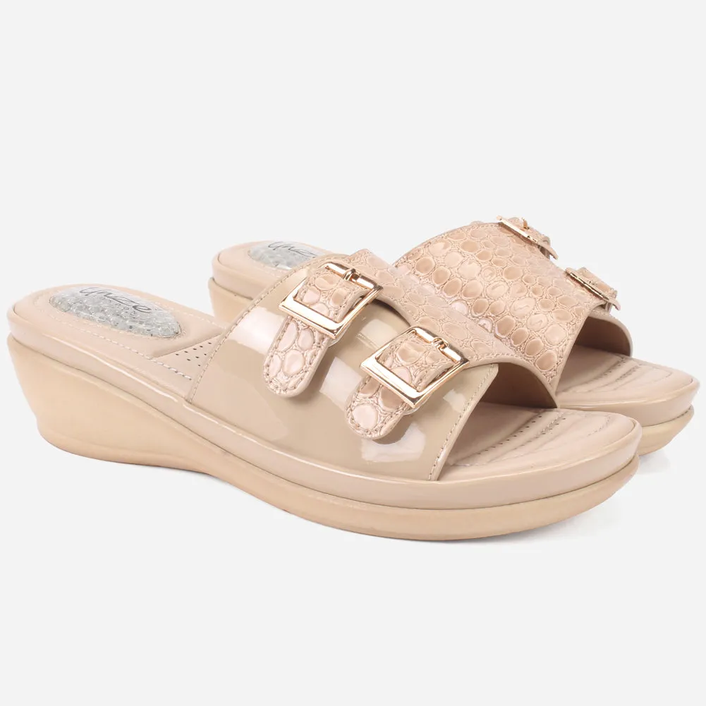 Women "HAZEL" Comfort Open Toe Slippers