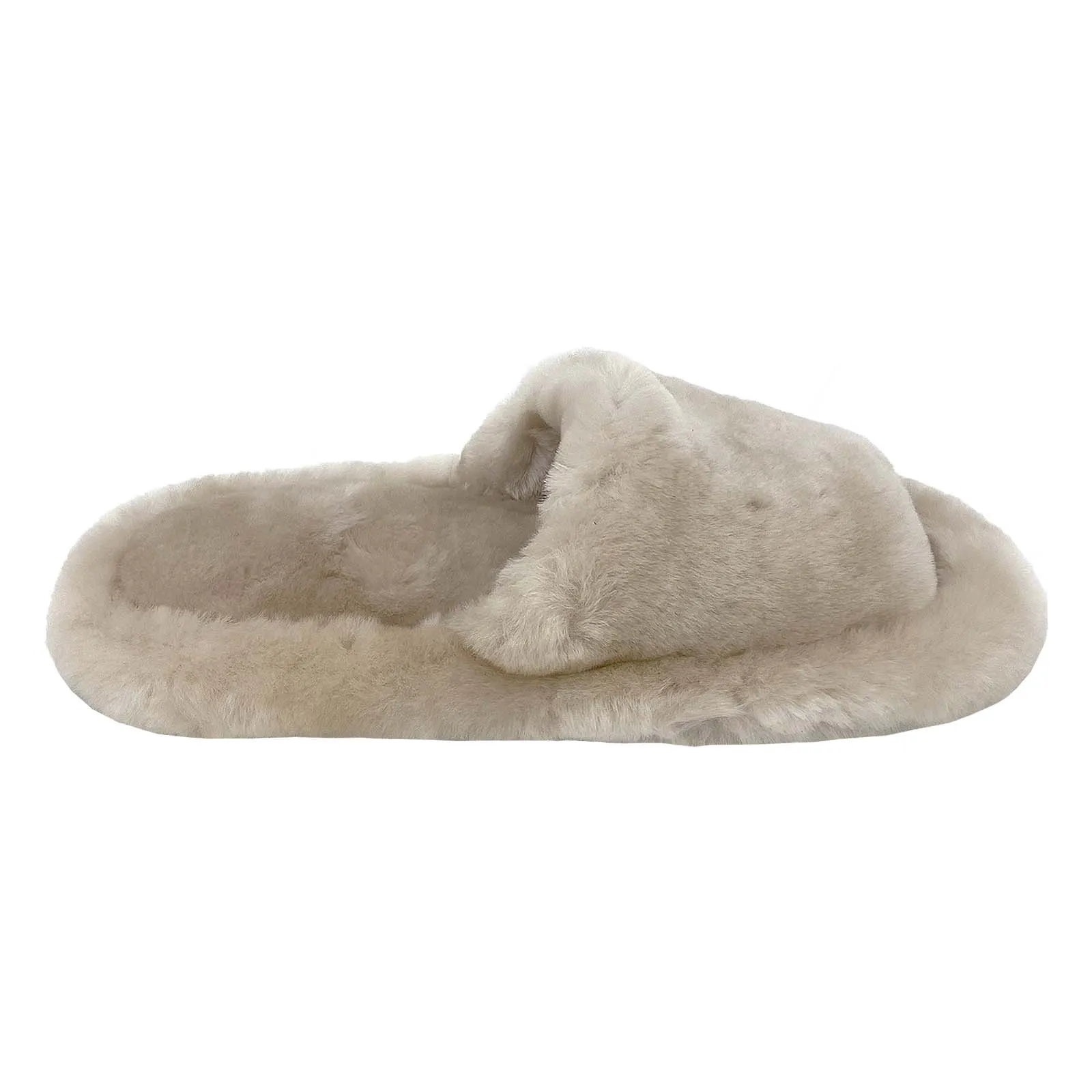 Women's CLEARANCE Genuine Sheepskin Slip-On Sandal Slippers