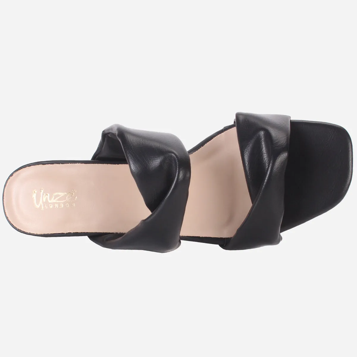 Womens "SHARITA" Dual Strap Slide In Sandals