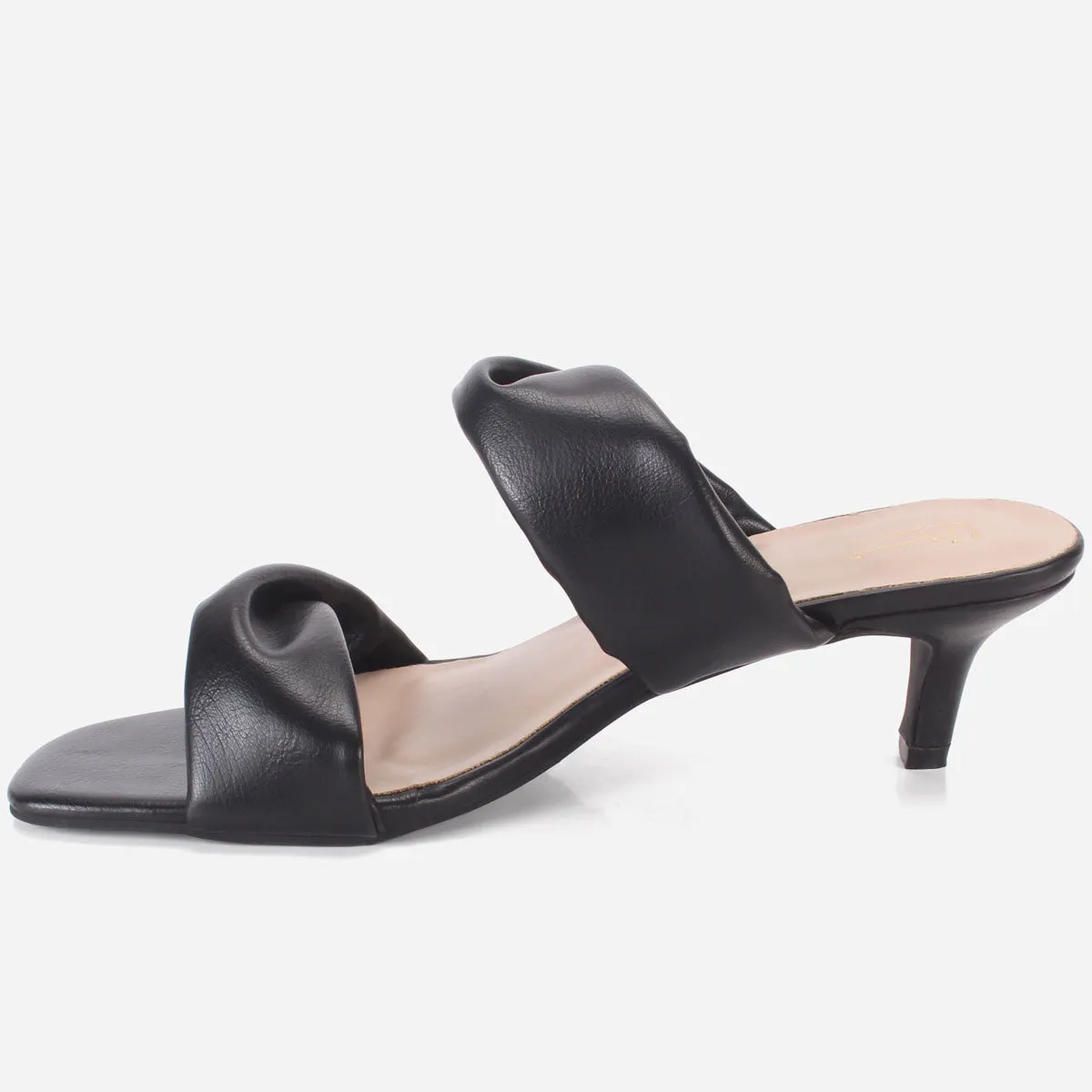 Womens "SHARITA" Dual Strap Slide In Sandals