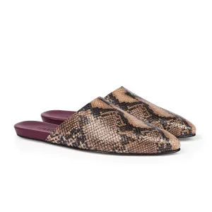 Women's Slider Nougat Snake