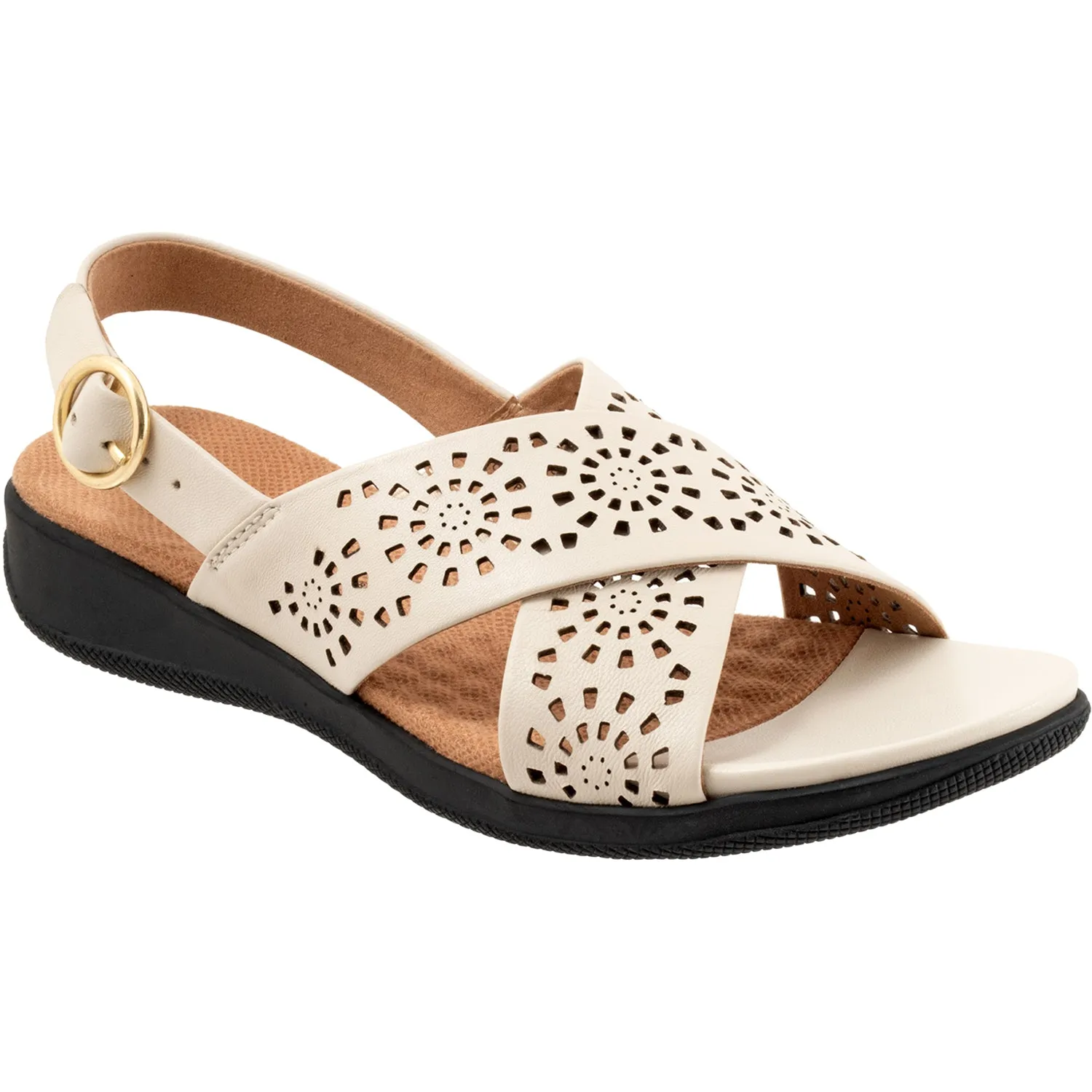 Women's Soft Walk Tillman Sling Perf Bone Leather