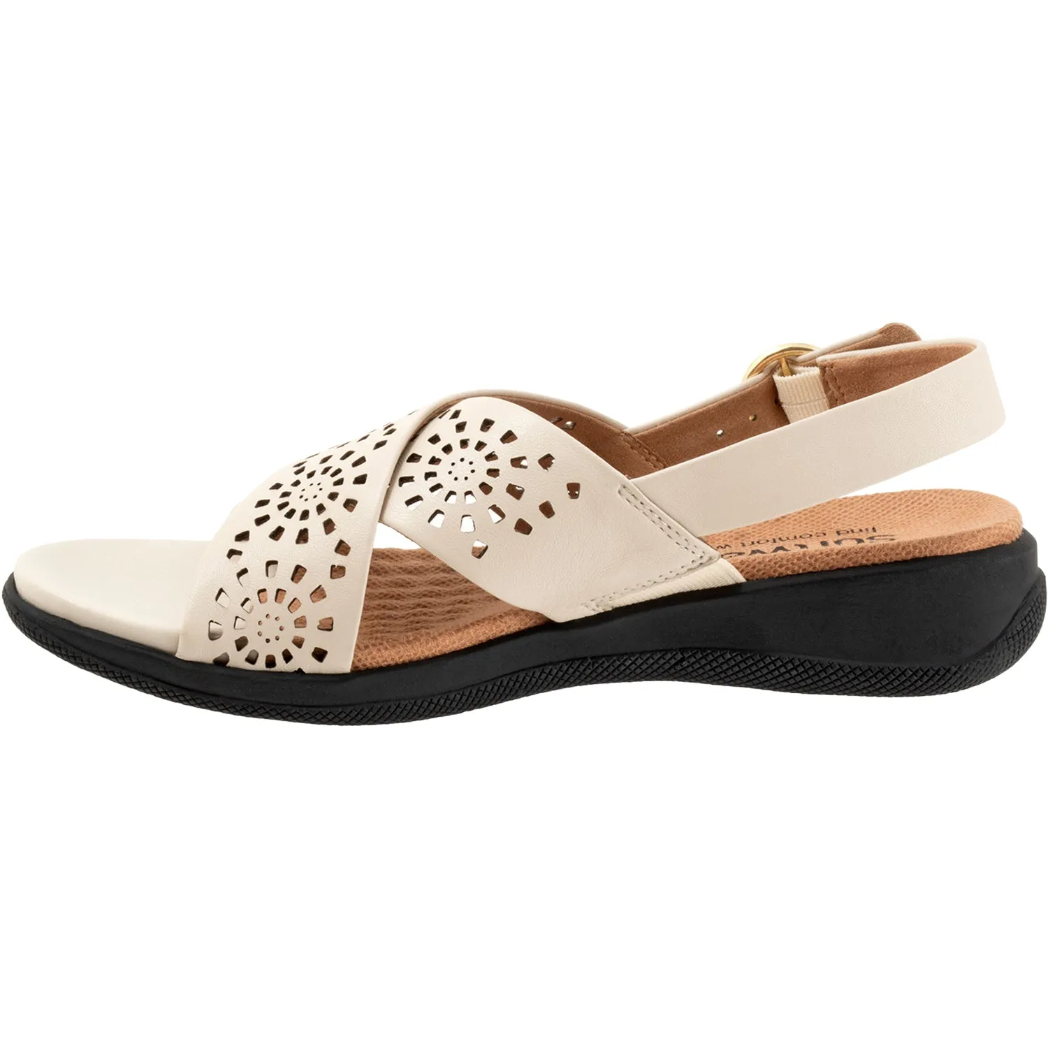 Women's Soft Walk Tillman Sling Perf Bone Leather