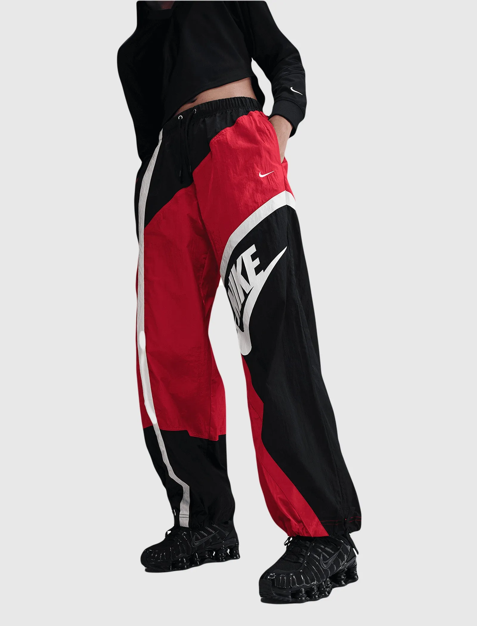 WOMEN'S WOVEN OPEN HEM PANT