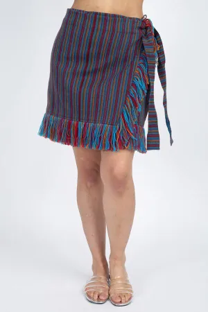Women's Woven Winter Mini Skir