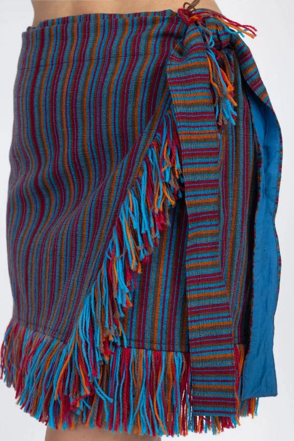 Women's Woven Winter Mini Skir